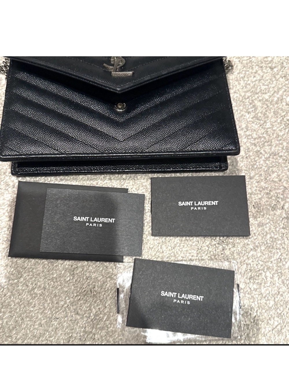 YSL Cassandre Envelope Chain Wallet - Picture 4 of 7